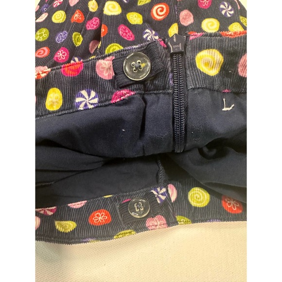 Girls Gymboree Navy Candy Print Skort with built in shorts Size 10 - Picture 9 of 9